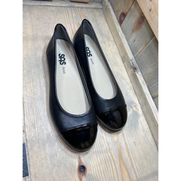 NEW US9.5 SAS Womens Scenic Ballet Flat Leather Slip on Shoes Loafers - Picture 2 of 7